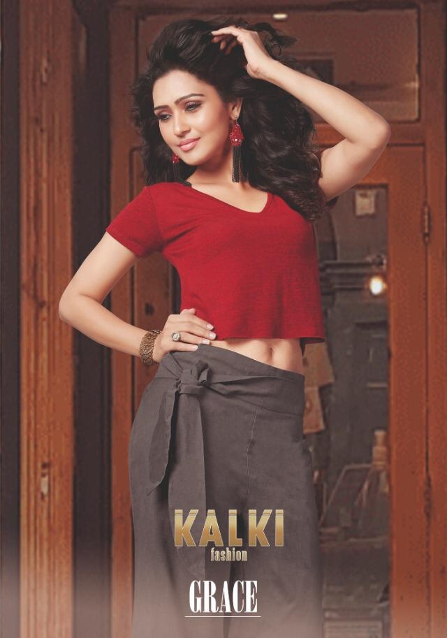 Kalki fashion grace palazo style pants catalogue surat supplier