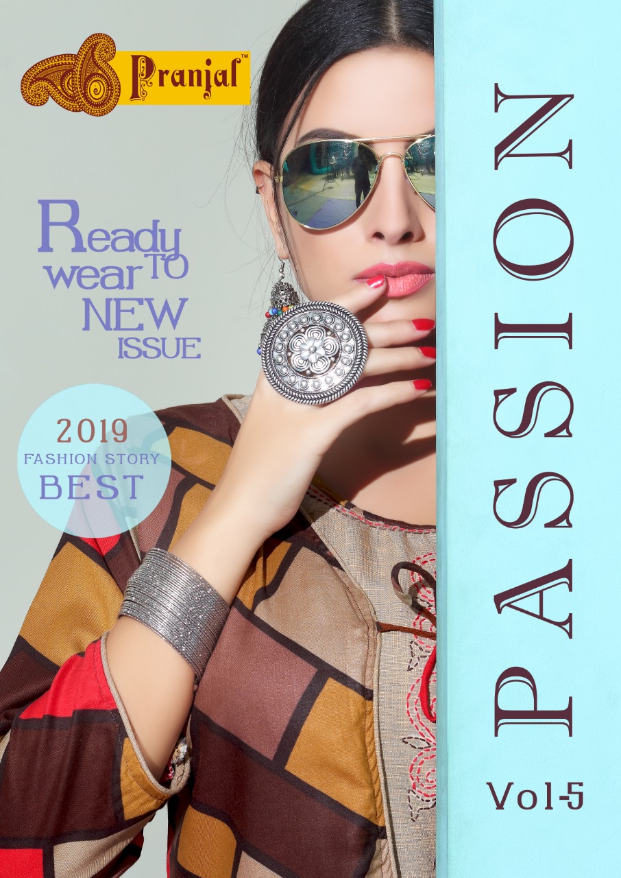 Pranjal passion vol 5 exclusive koti style rayon kurti catalog wholesale price surat