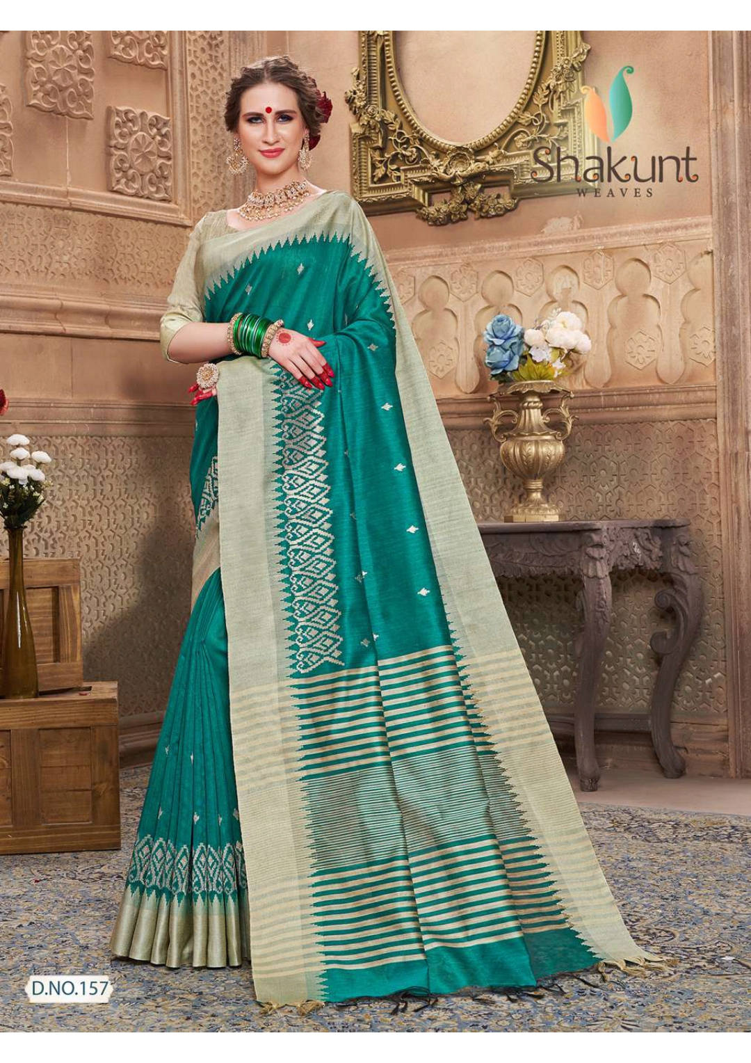 Shakunt sadhvi designer fancy silk saree Catalog buy online wholesale surat