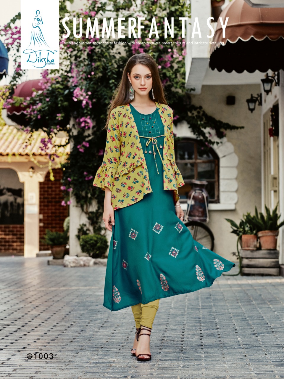 Diksha Fashion Febrica Vol 1 Designer rayon stylish kurti catalog supplier surat