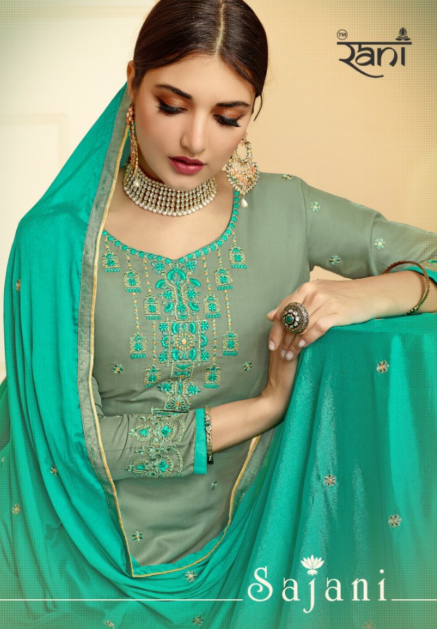 Rani fashion Sajani Vol 1 Designer straight suit Catalog wholesale price Surat best rate