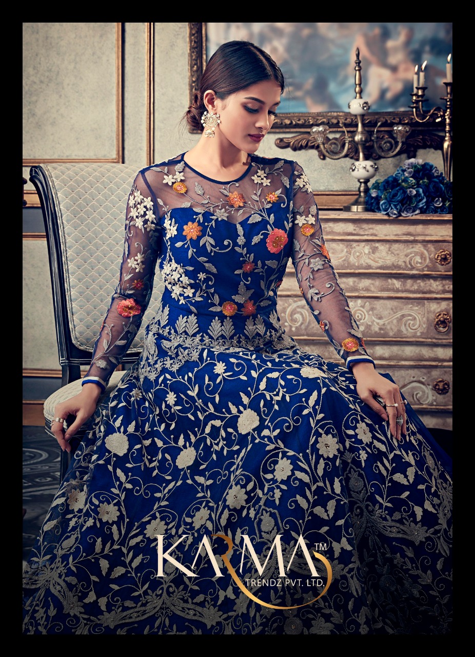 Karma Trends 15030 Colors Designer heavy work salwar kameez catalog wholesale price surat best price