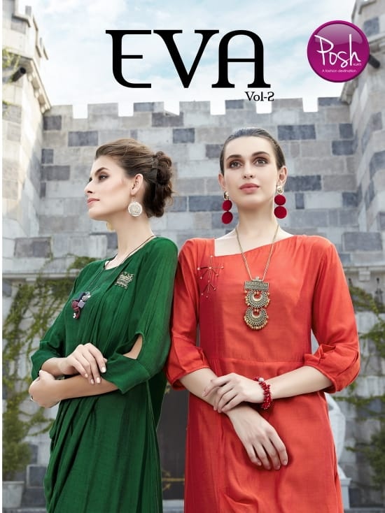 Posh eva vol 2 designer maslin readymade gown catalog surat best price
