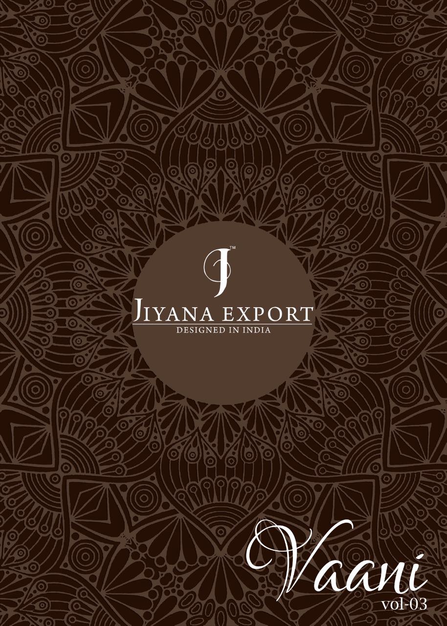 Jiyana export vaani vol 3 fancy cotton kurti catalog surat sellers