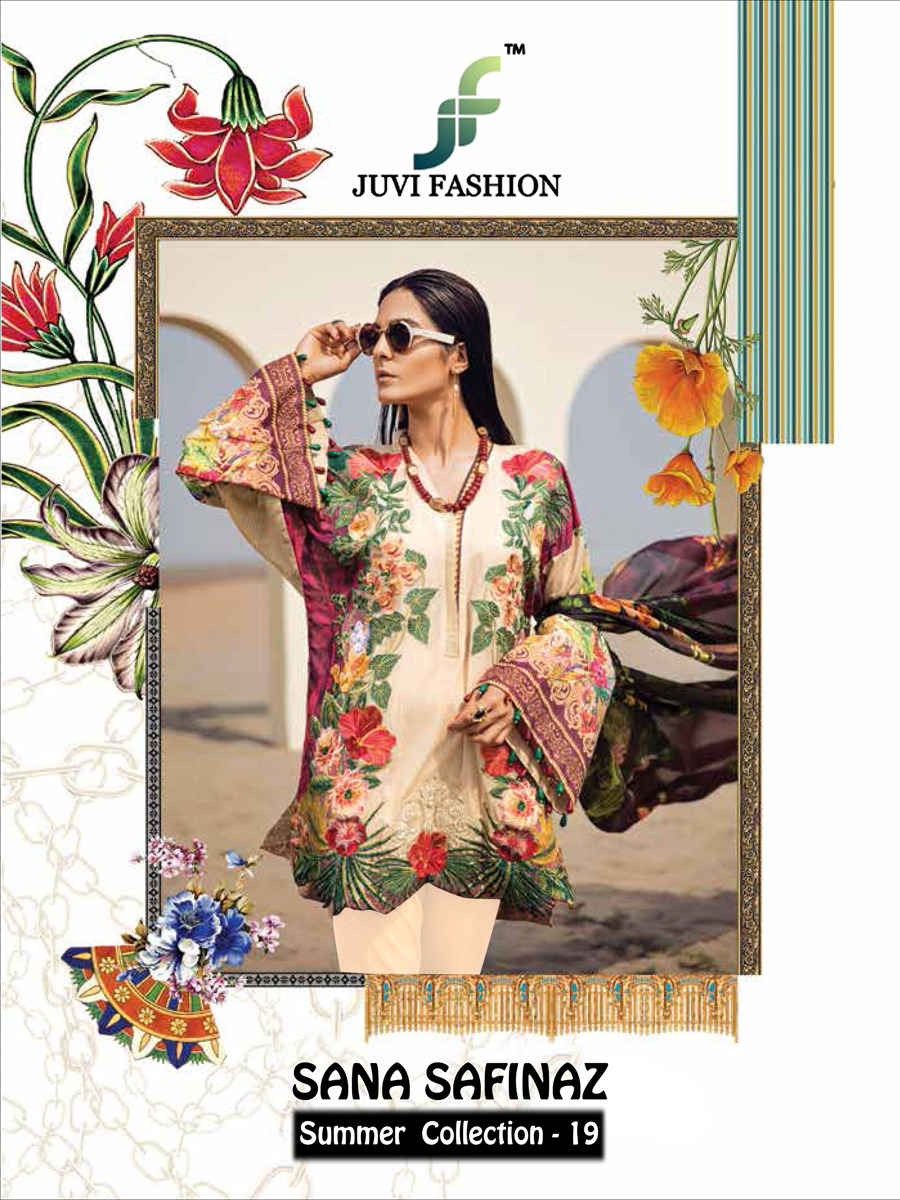 Juvi fashion Sana safinaz Summer Collection cotton pakistani Suit Surat