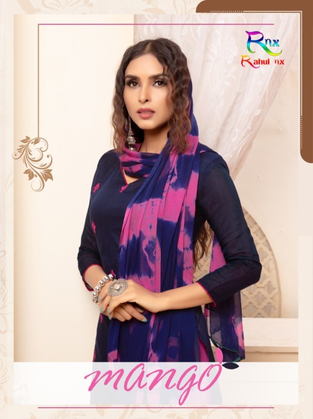 Rahul Nx Mango modal Silk jaipuri print ladies Suits Collection