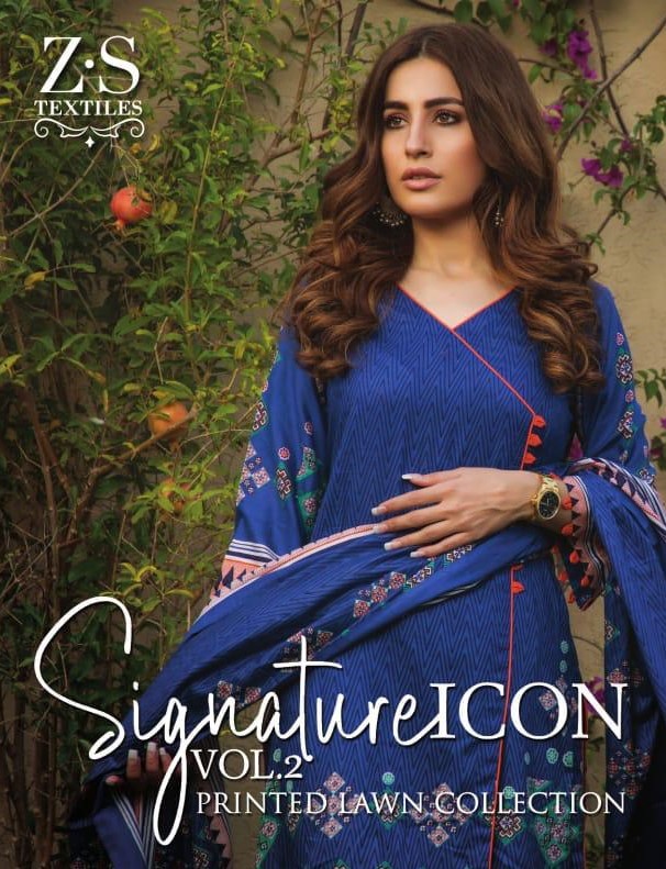 ZS Textile Signature icon vol 2 lawn pakistani salwar suit Wholesale