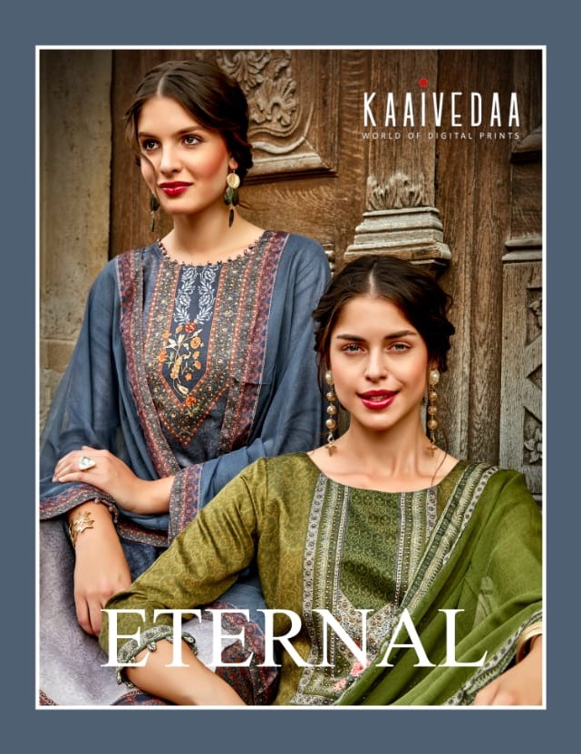 Kaaivedaa Eternal swarovski work cotton satin ladies Suit wholesale price