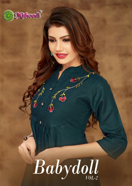 Mithoodi Baby Doll 2 fancy short tops collection online