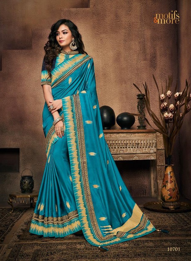 Motif and more vol 7 stylish ethnic wear designer saree trader surat