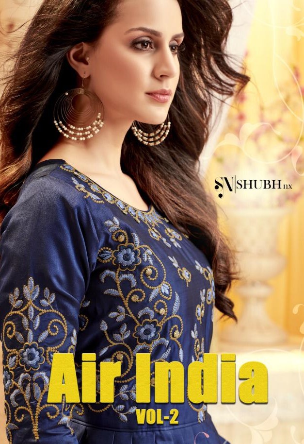 Shubh Nx Air India Vol 2 fancy gown collection best price surat