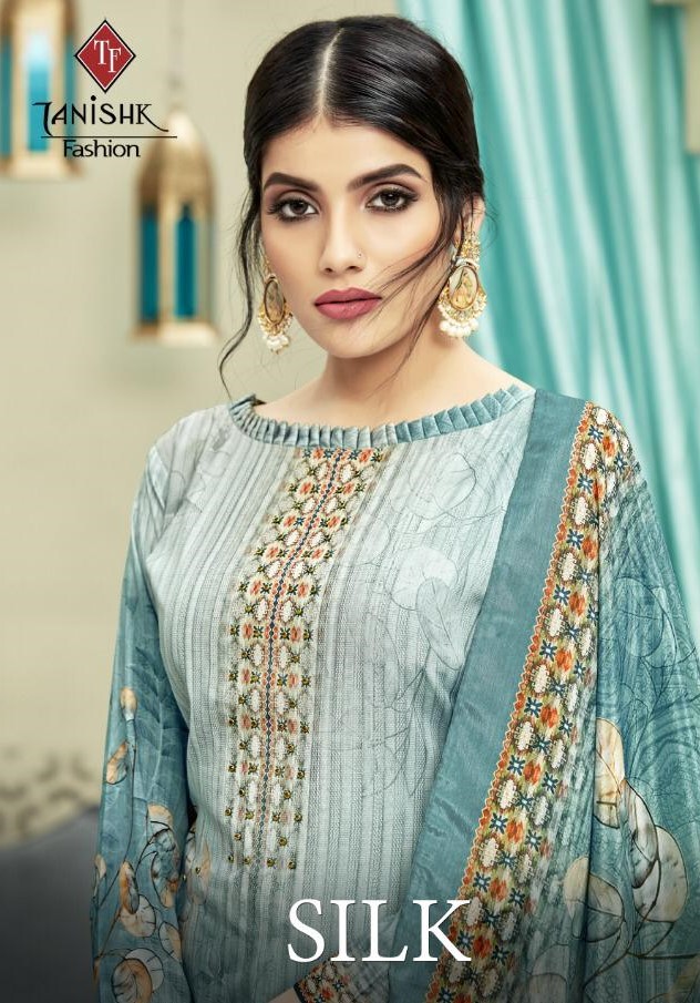 Tanishk Fashion Silk French crepe silk salwar suits online wholesale