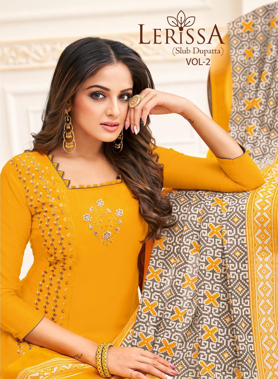 Buy Kapil tex Lerissha Vol 2 Exclusive Unstitched Dress Material Catalog