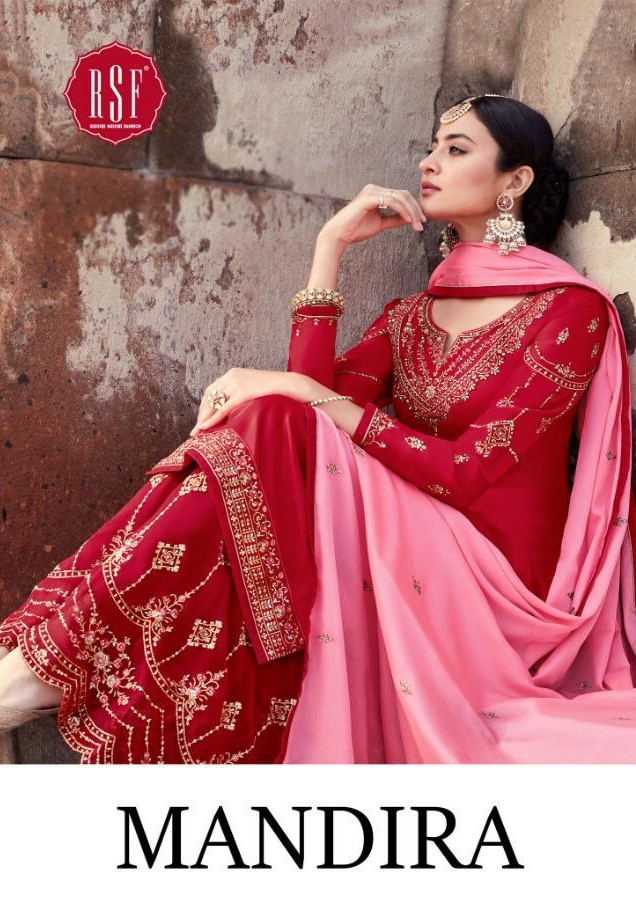 RSF Mandira Karwa Chauth Special Sharara Salwar Suit Latest Catalog Wholesaler