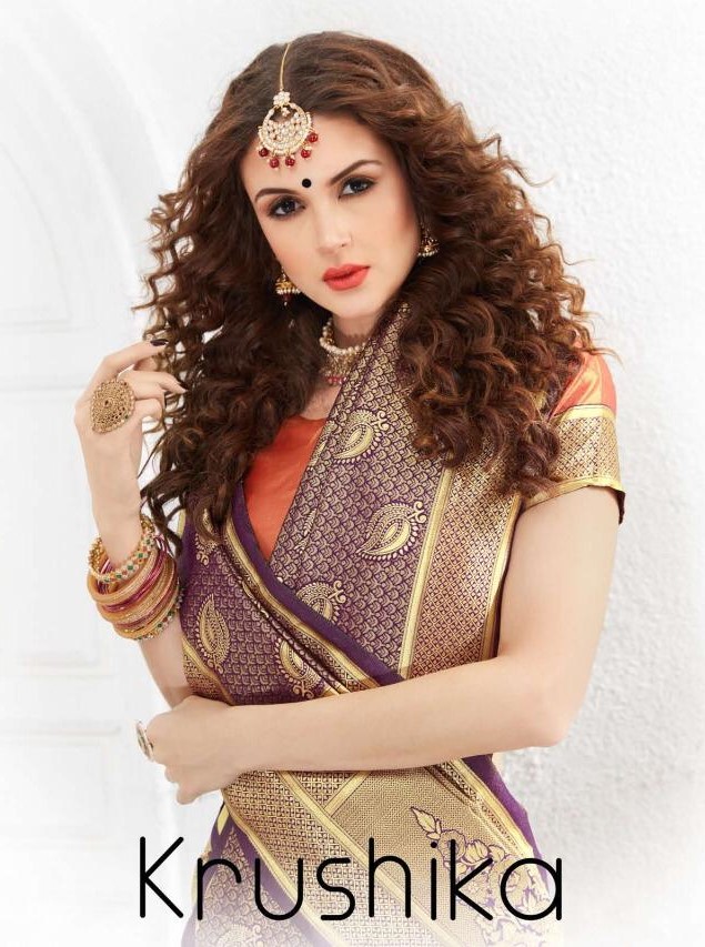 Bhumi Fashion Krushika designer Silk saree Catalog Wholesale Price