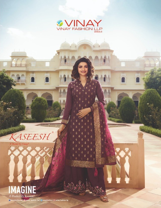 Vinay Fashion LLP Kaseesh Imagine designer ethnic wear Silk salwar Kameez Vinay Fashion Authorized Dealer