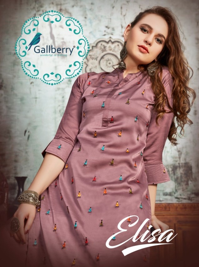 Gallberry Elisa designer cotton silk kurti catalog Wholesale rate