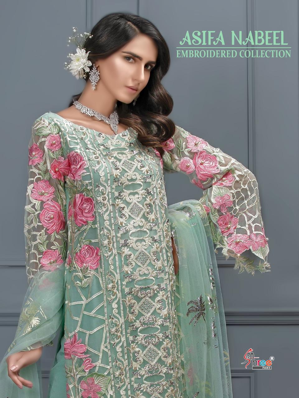 Shree Fabs Asifa Nabeel Embroidered Collection Pakistani Dress online seller