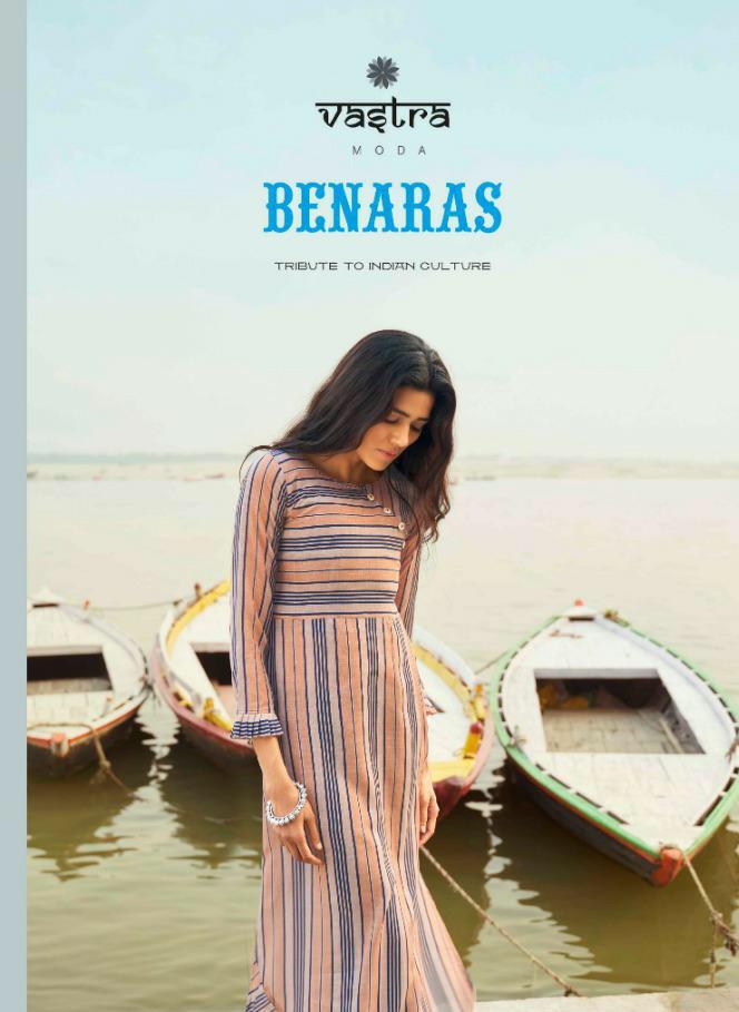 Vastra Moda Benaras Exclusive Designer Kurti Catalog Online Seller