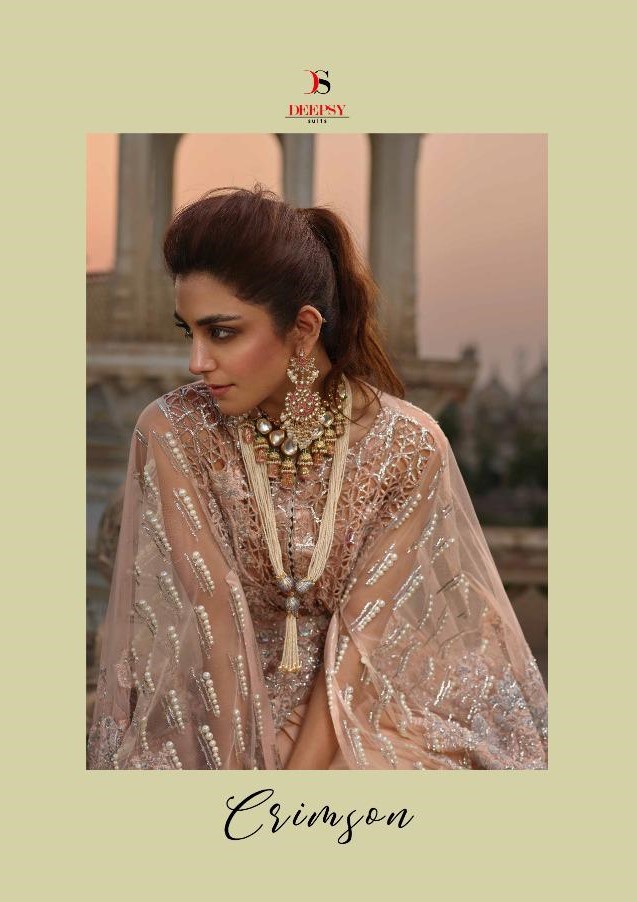 Deepsy Crimson Heavy Work pakistani Suit Collection Buy Online in Surat