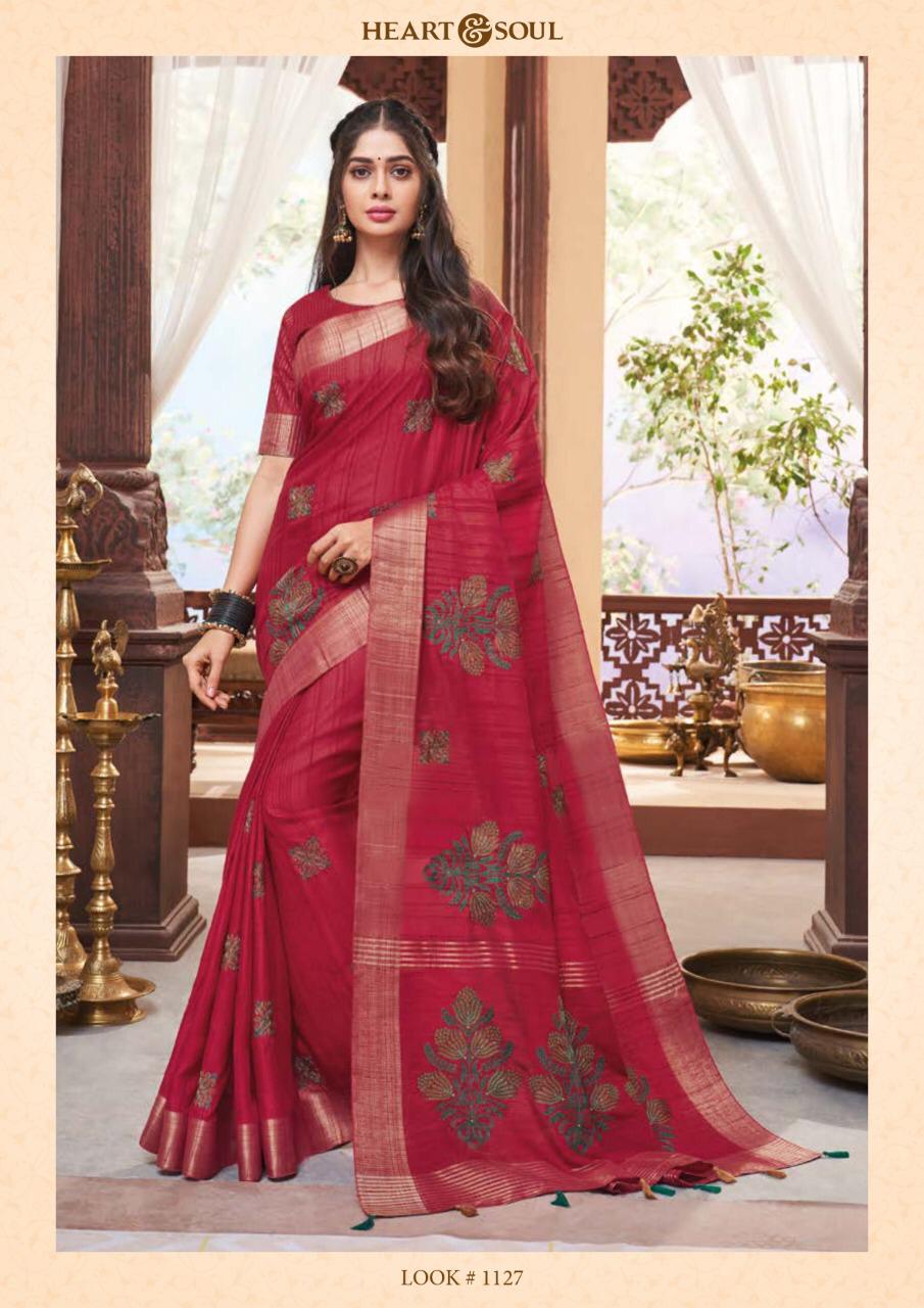 Heart and Soul Sonika 1121-1131 Stylish designer sarees collection Online