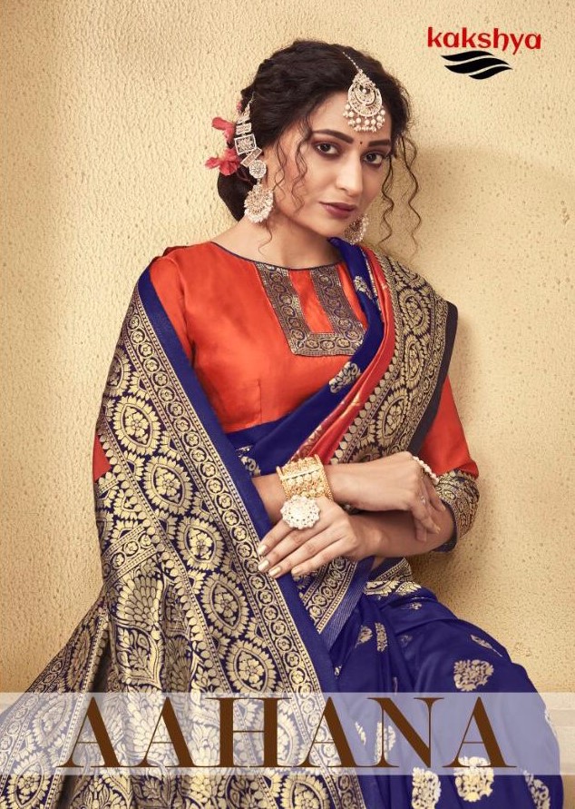 Kakshya Aahana Designer Party Wear Silk Saree Catalog Online Seller
