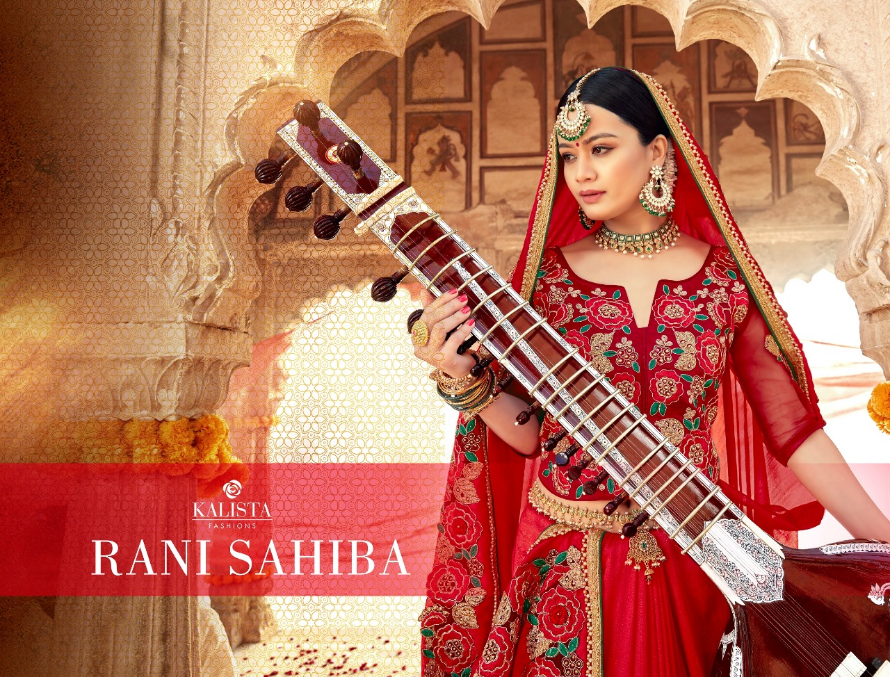 Kalista Rani Sahiba ethnic designer saree catalog wholesale Price Supplier