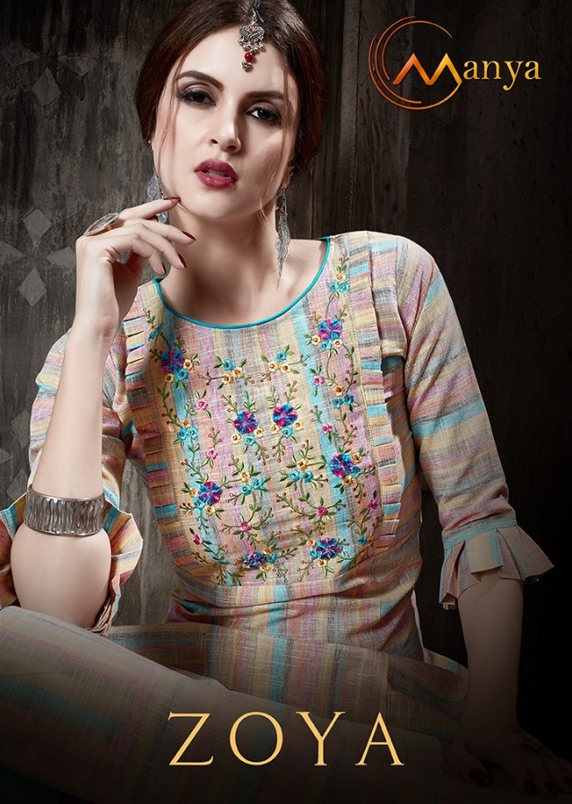 Mansi Fashion Zoya by Manya cotton kurti Pants catalog Online Dealer