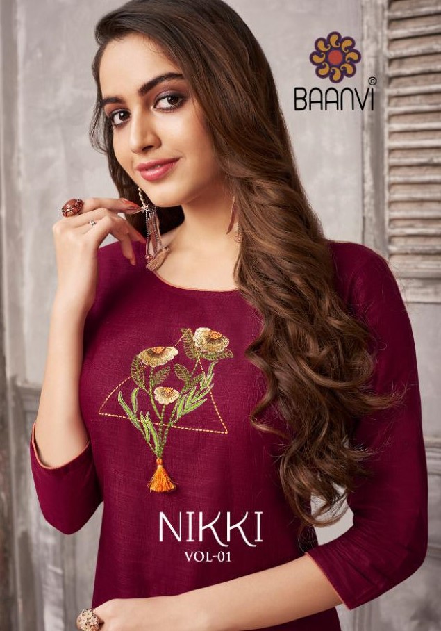 Rani baanvi Nikki Office Wear Cotton Kurti Catalog Supplier in Surat