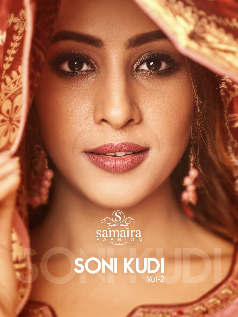 Samaira Soni Kudi Vol 2 Designer banarasi Dupatta Party Wear Suit Latest Catalog In Wholesale