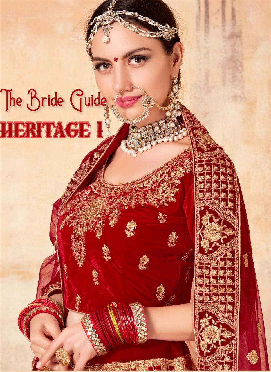 Shehnai Bride Heritage Vol 1101 to 1106 Series Heavy Work Bridal Lehenga Collection In Surat