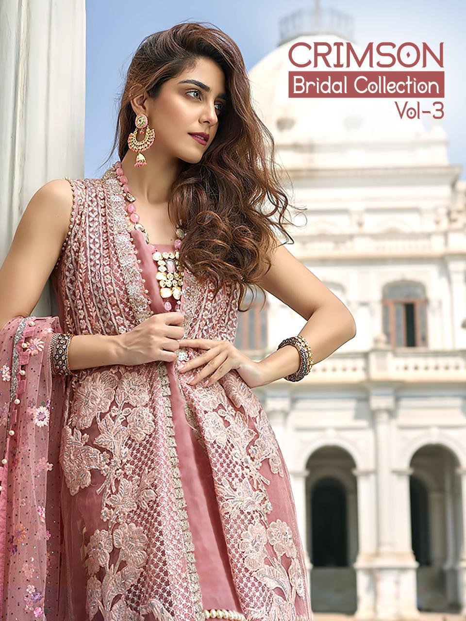 Shree Fabs Crimson Bridal Collection Vol 3 Heavy Work pakistani Suit Catalog Wholesale