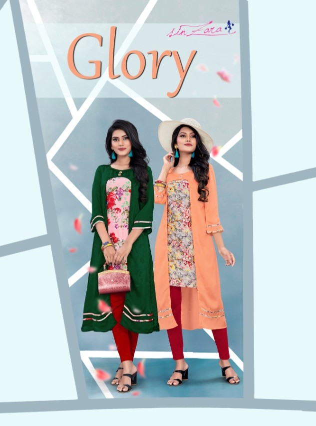 Sinzara Glory Fancy Printed Girlish Kurti Catalog Wholesale Dealer