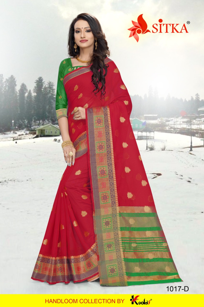 Sitka Fanna 1017 Exclusive Poly Cotton Saree Catalog at Best Price