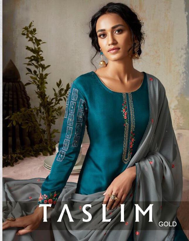 Arpan Fashion Taslim Gold Fancy Salwar Suit Catalog Wholesale price