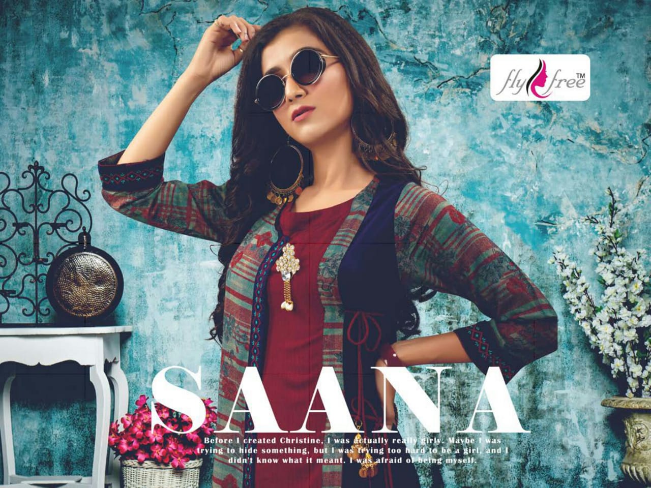 Fly Free Saana Designer Flair Silk Kurti Catalog Wholesale Price