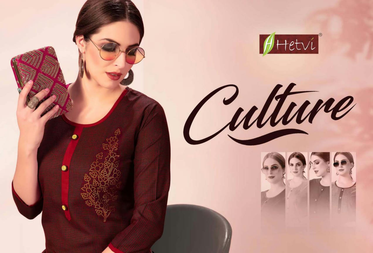 Hetvi Culture Casual Wear rayon Kurti Supplier in Surat