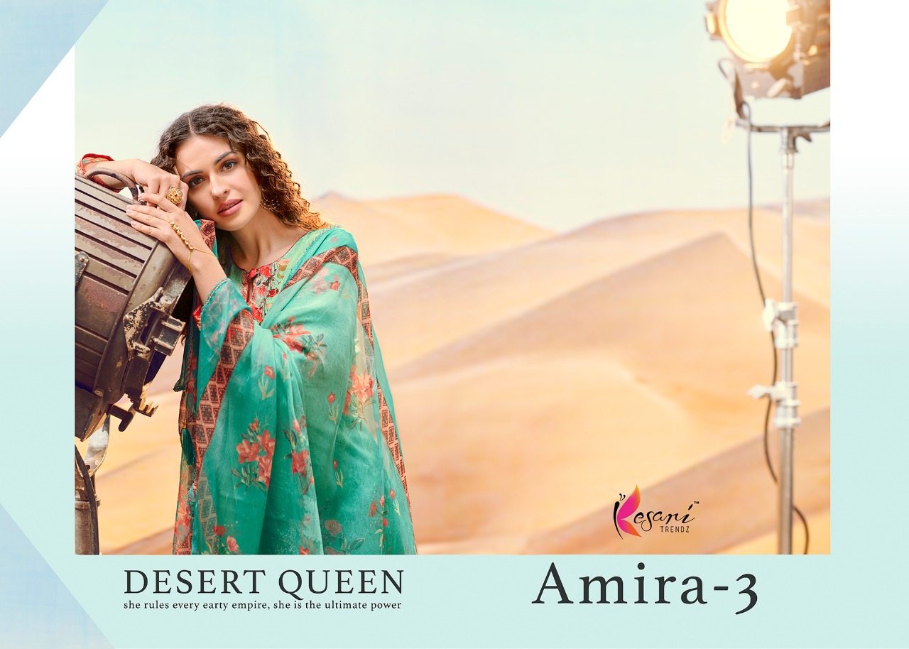 Kesari Trends Amira vol 3 crepe Silk partywear suits supplier