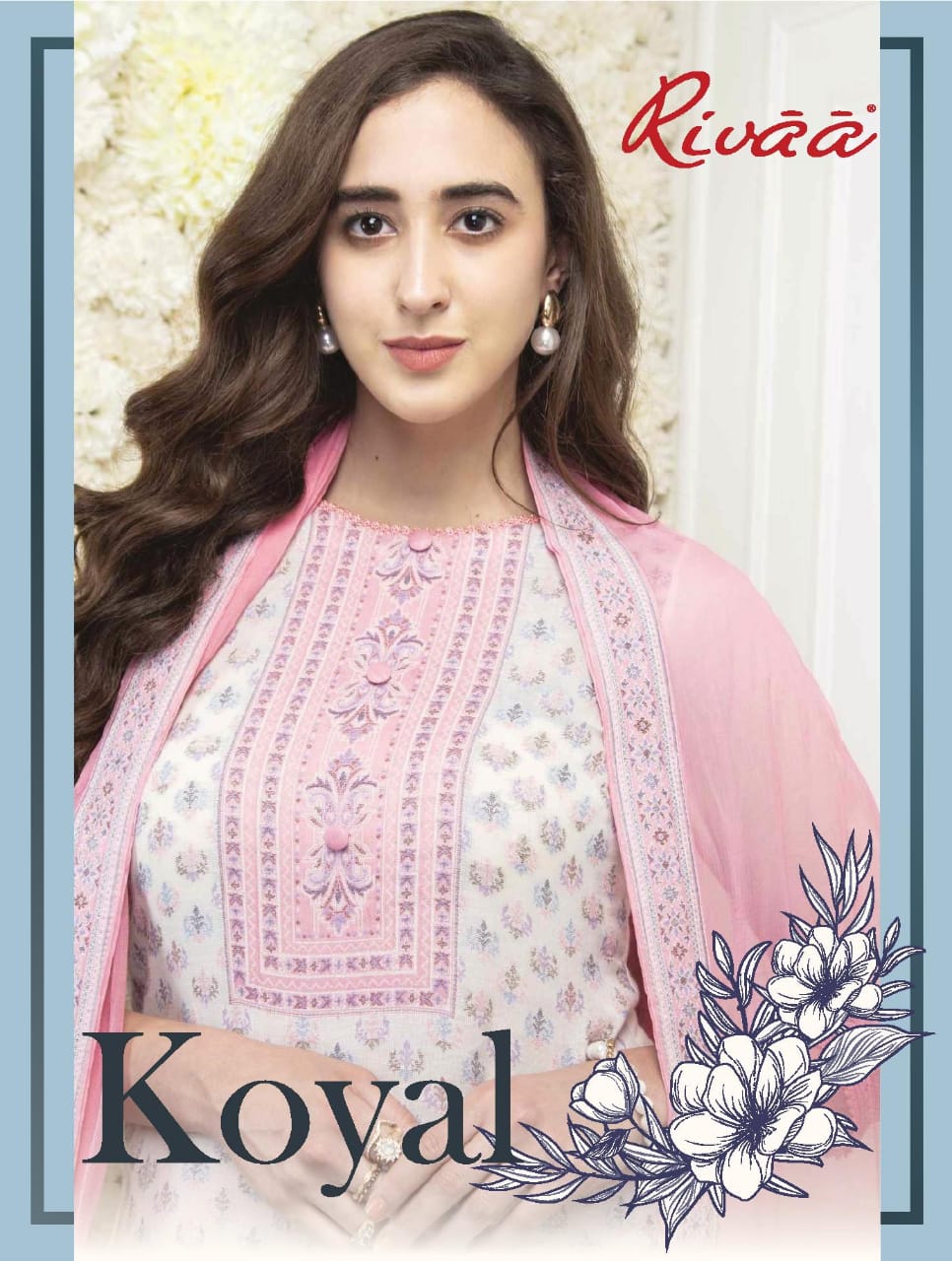 Koyal by Rivaa Ladies Ethnic Wear Unstitched Collection at Best price