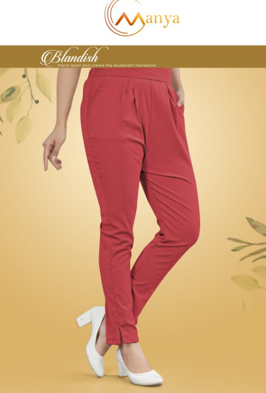 Mansi Fashion lycra pants Ready to Wear western Pants Catalog Wholesale Price