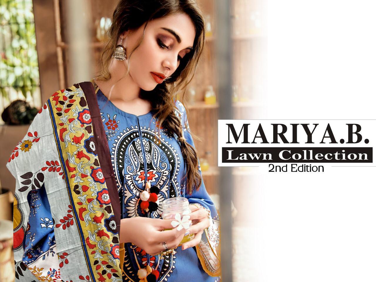 Mariya B Lawn Collection 2nd edition Printed Pakistani Suit Catalog Supplier