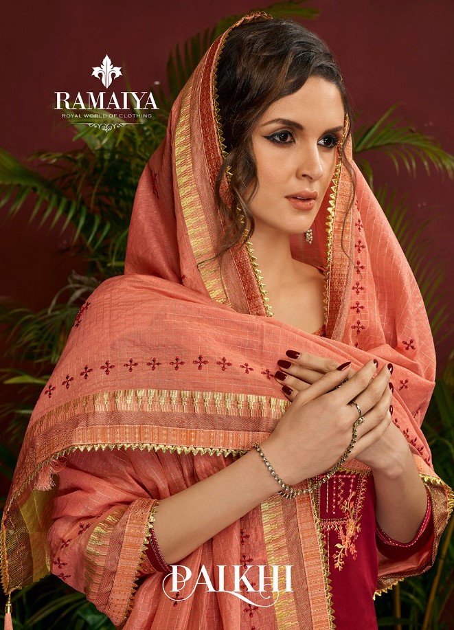 Ramaiya Palkhi Exclusive Cotton Salwar Kameez catalog Wholesale Price Surat Best Rate