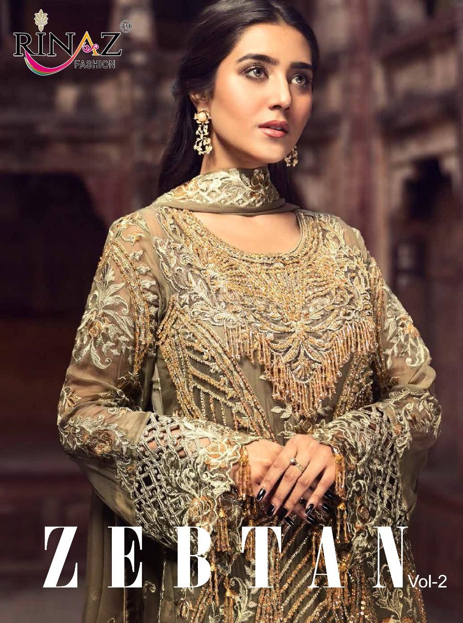 Rinaz Fashion Zebtan Vol 2 Havy Work Pakistani Suit Latest Catalog Buy Online