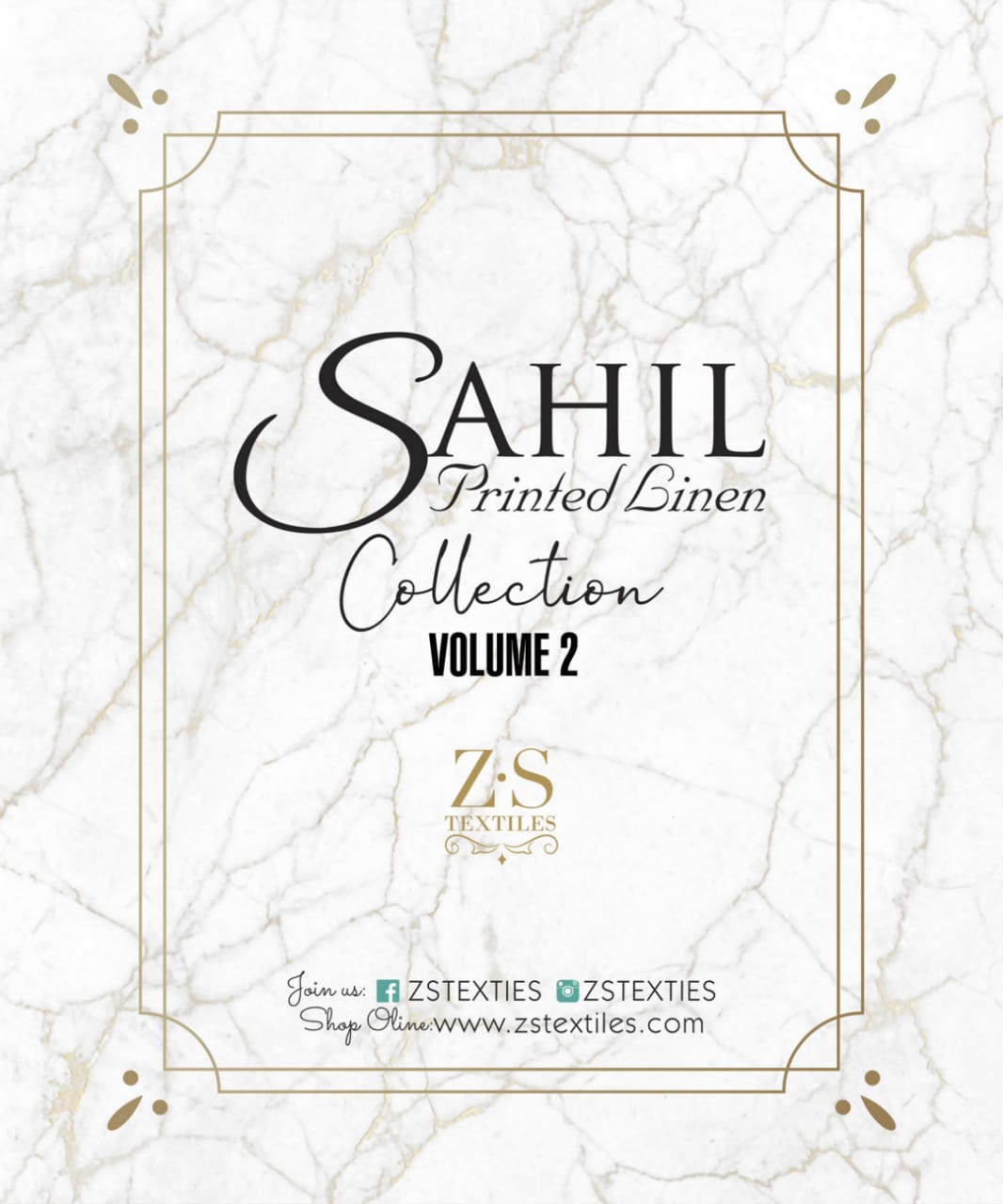 Zs Textiles Sahil Printed Linen vol 2 Original lawn Suits wholesaler Surat