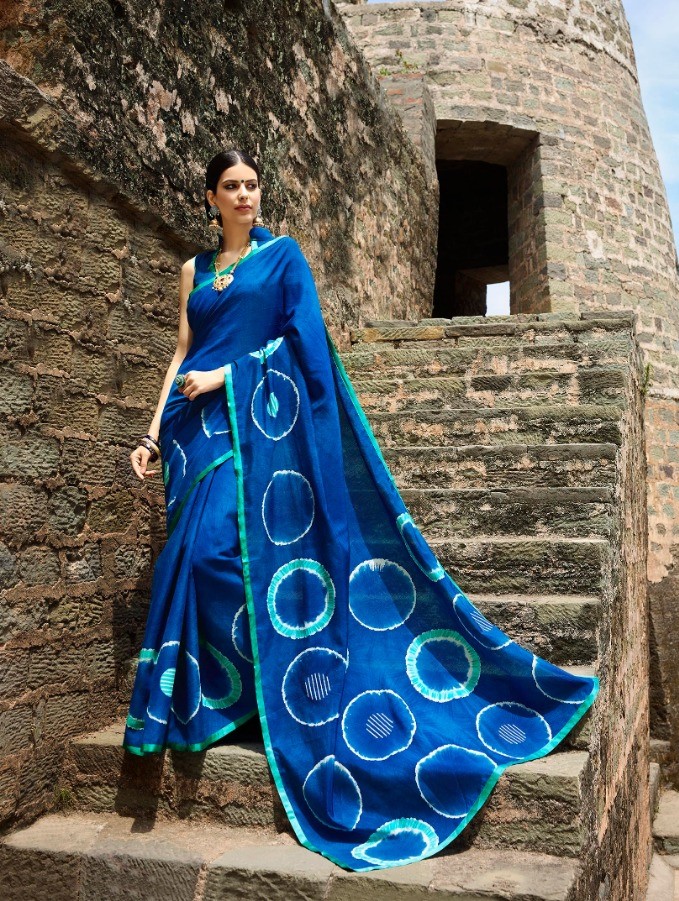 Sanskar Tex Mahika cotton silk printed saree catalog supplier Online