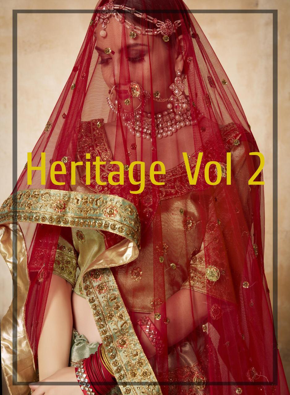 Shehnai Heritage vol 2 Lehenga 2101-2114 Series Collection