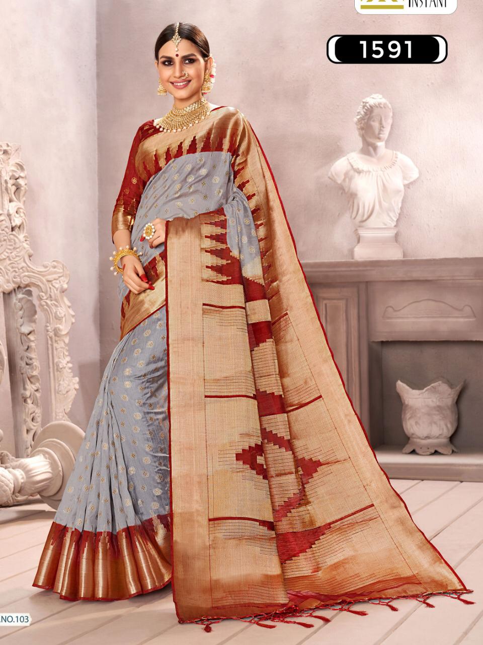 Style Instant Sharanya Silk Exclusive Fancy Silk Saree Collection at Best Price