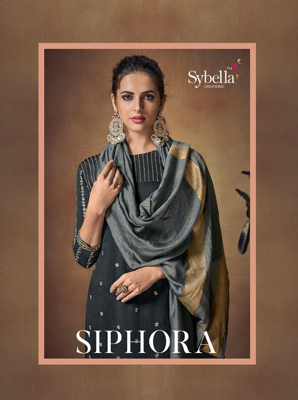Sybella Siphora Designer Party Wear Straight Salwar Suit Catalog Wholesale Price Surat