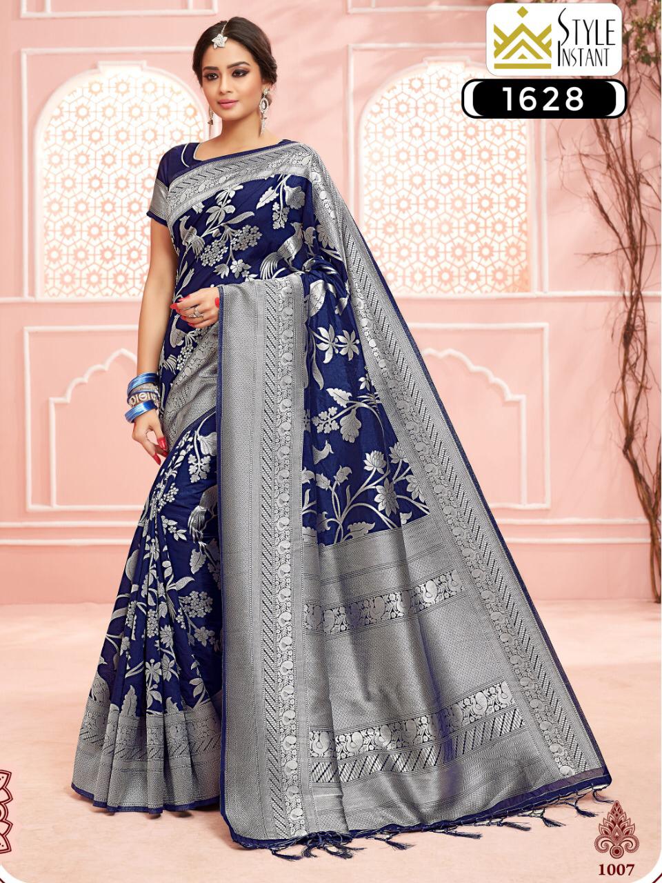 Style Instant Shagun Silk Fancy party Wear Silk Saree Catalog Buy Online