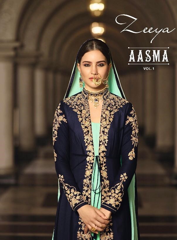 Zeeya Aasma Vol 1 Exclusive Partywear Online Suit Collection 2020